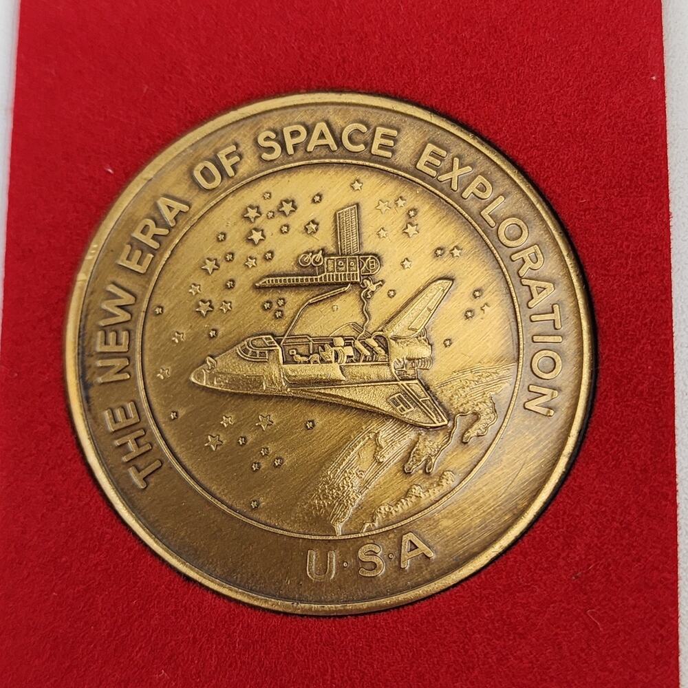 Space Shuttle Columbia Flight Four New Era of Space Exploration Coin Medal NASA